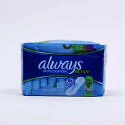 Toalla Active Normal 10 Pieza