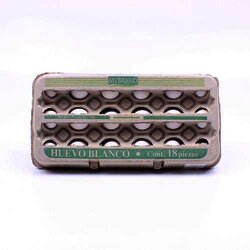 Huevo Blanco Con 18 1 Pieza