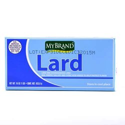 Manteca De Cerdo 454 Gramos