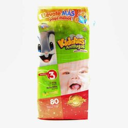 Pañal Mediano 80 Pieza