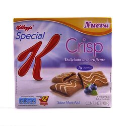 Barra De Cereal Special K Crisp Mora Azu 108 Gramos