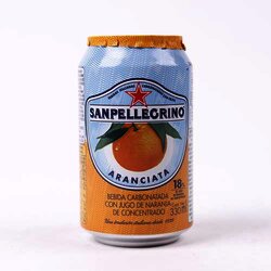 Agua Mineral Aranciata Naranja 330 Milili