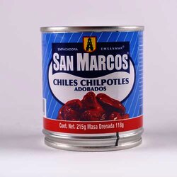 Chile Chipotle Adobados 215 Gramos