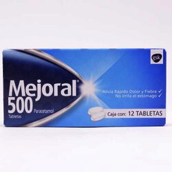 Mejoral 12 Tabletas 500 Miligr