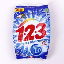 Detergente En Polvo Frescura Blancura 900 Gramos