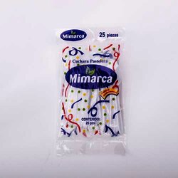Cuchara Pastelera Desechable 25 Pieza