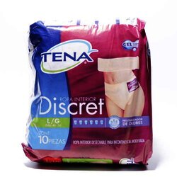 Calzon Discret Grande 10 Pieza
