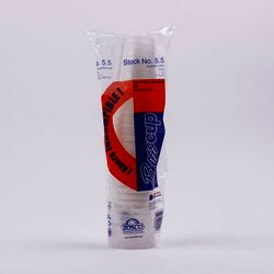 Vaso Desechable Polipro 5.5 Oz Natural 50 Pieza