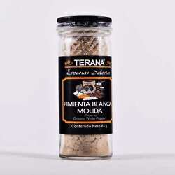 Pimienta Blanca Molida 85 Gramos