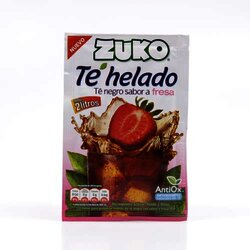 Bebida Te Helado En Polvo Negro Fresa 15 Gramos