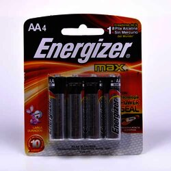 Pila Aa Max Alcalina 4 Pieza