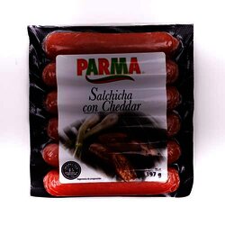 Salchicha Ahumada Cheddar 397 Gramos
