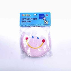 Esponja Bordada Caritas 1 Pieza