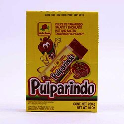 Dulce Enchilado Tamarindo Pulparindo 20 Pieza