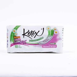 Toalla Manzanilla Anatomica 10 Paquete