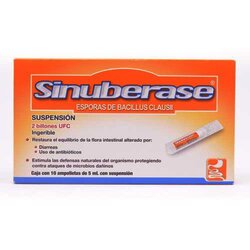 Sinuberase Oral 10 Amp 5 Mililitr