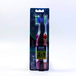 Cepillo Dental 3d White 2x1 Mediano 2 Pieza