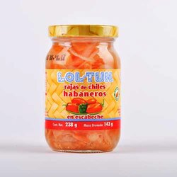 Rajas De Chiles Habaneros 238 Gramos