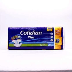 Pañal Plus Tela Grande 20 Pieza