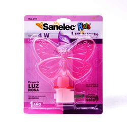 Lamparita Luz De Noche 4 Watts Mariposa 1 Pieza