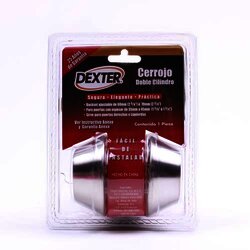 Cerrojo Doble Cilindro Acero Inoxidable 1 Pieza