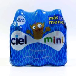 Agua Purificada 6 Pack 300 Milili