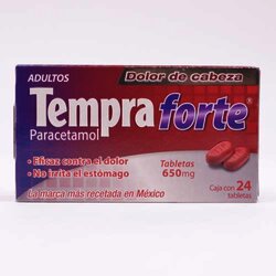 Tempra Forte 650 Mg 24 Pieza