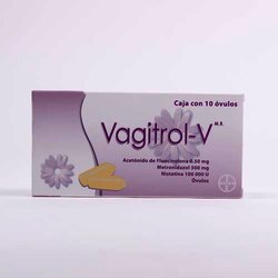 Vagitrol-V Ovulos 10 Ovulos