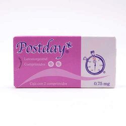 Postday 2 Tabletas 0.75 Milig