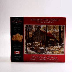 Galletas Sandwich Con Crema Maple 400 Gramos