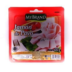 Jamon De Pavo 250 Gramos