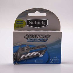 Cartuchos Afeitar Quattro Titanium 2 Pieza