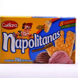 Galleta Napolitana Vainilla 256 Gramos