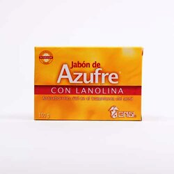 Jabon Azufre Lanolina 100 Gramos