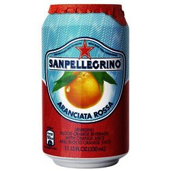 Agua Mineral Aranciata Rossa 330 Milili