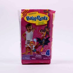 Calzon Entrenador Niña 4 10 Bolsa