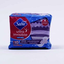 Toalla Alas Nocturna Ultra 10 Pieza