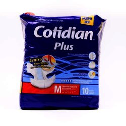 Pañal Anatomico Tela Mediano 10 Pieza