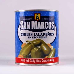 Chile Jalapeño En Escabeche 780 Gramos