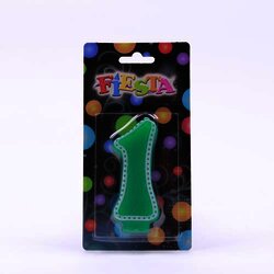 Vela Para Fiesta Numerica No. 1 Varios 1 Pieza