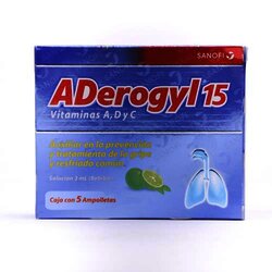 Aderogyl 15 / 5x3 Ml Amp Oral 3 Mililitr