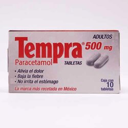Tempra 500 Mg 10 Pieza