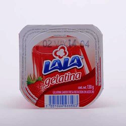 Gelatina Fresa 130 Gramos