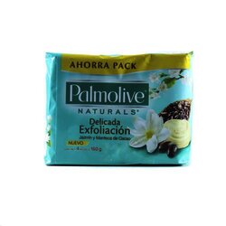 Jabon 4 Pack Delicada Exfoliacion Jazmin 160 Gramos