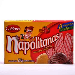 Galleta Napolitana Fresa 256 Gramos
