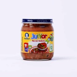 Comida Junior Res Con Verdura 250 Gramos