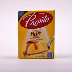 Flan Polvo Para Postre Con Caramelo 136 Gramos
