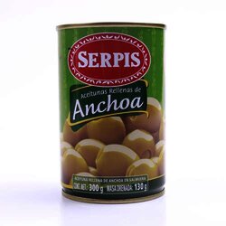 Aceituna Rellena Anchoa 300 Gramos