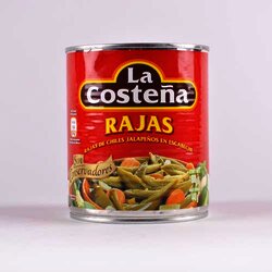 Chile Jalapeño Rajas 800 Gramos