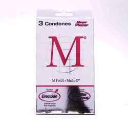 Preservativo M Force Multi-O 3 Pieza